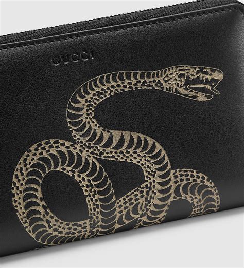 gucci snake wallet original|Gucci snakeskin wallet.